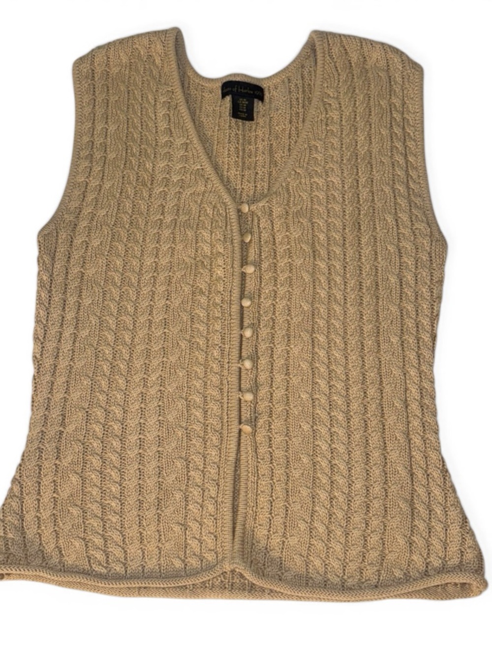 House of Harlow beige medium sweater vest